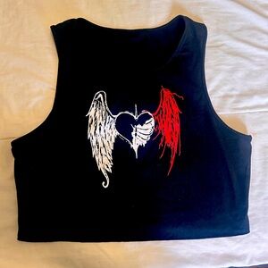 BLACK ANGEL DEVIL HEART